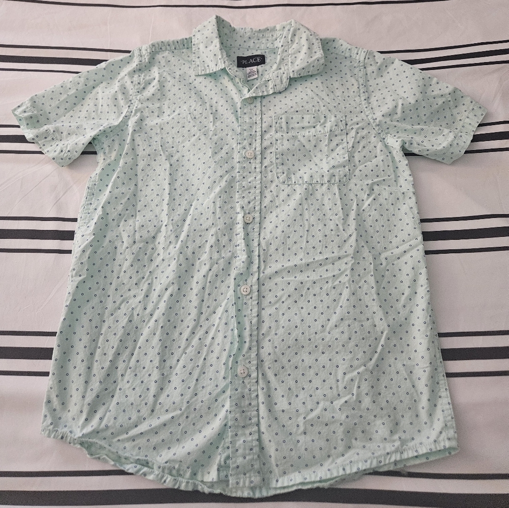 Mint Green Button Down Shirt
